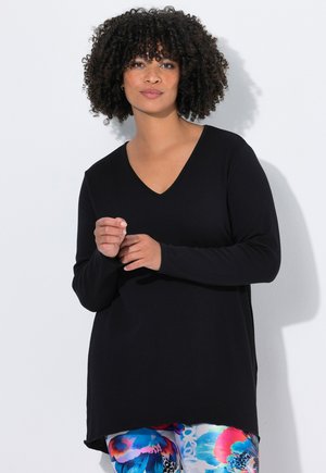 A-LINIE - Long sleeved top - black