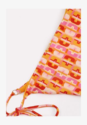 LOAVIES, SUMMER GLOW - Braguita de bikini - retro orange