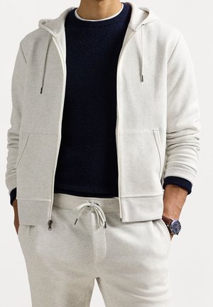 Mikina na zip - grey