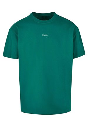 Merchcode, LOVE HEAVY OVERSIZED - Camiseta estampada - green