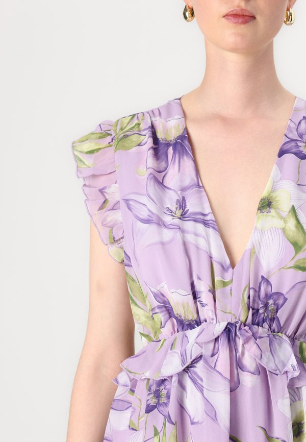 VIALICE FRILL ANKLE DRESS - Maxi dress - violet2