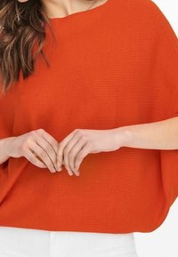 JDY Stickad tröja - orange