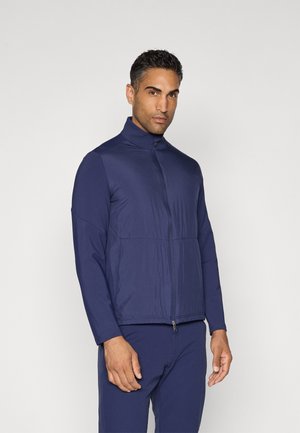 MIXED MEDIA FULL ZIP JACKET - Āra jaka - peacoat