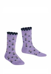 FALKE DITSY FLOWERS - Socken - light lilac