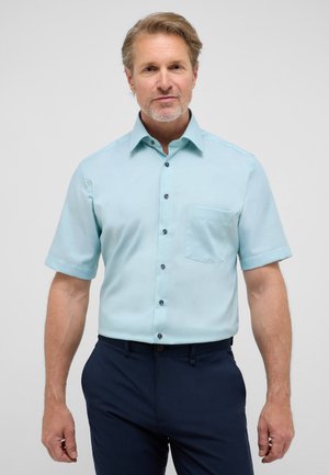 Eterna UNIFARBENES OXFORD KURZARMHEMD - MODERN FIT - Camicia - türkis