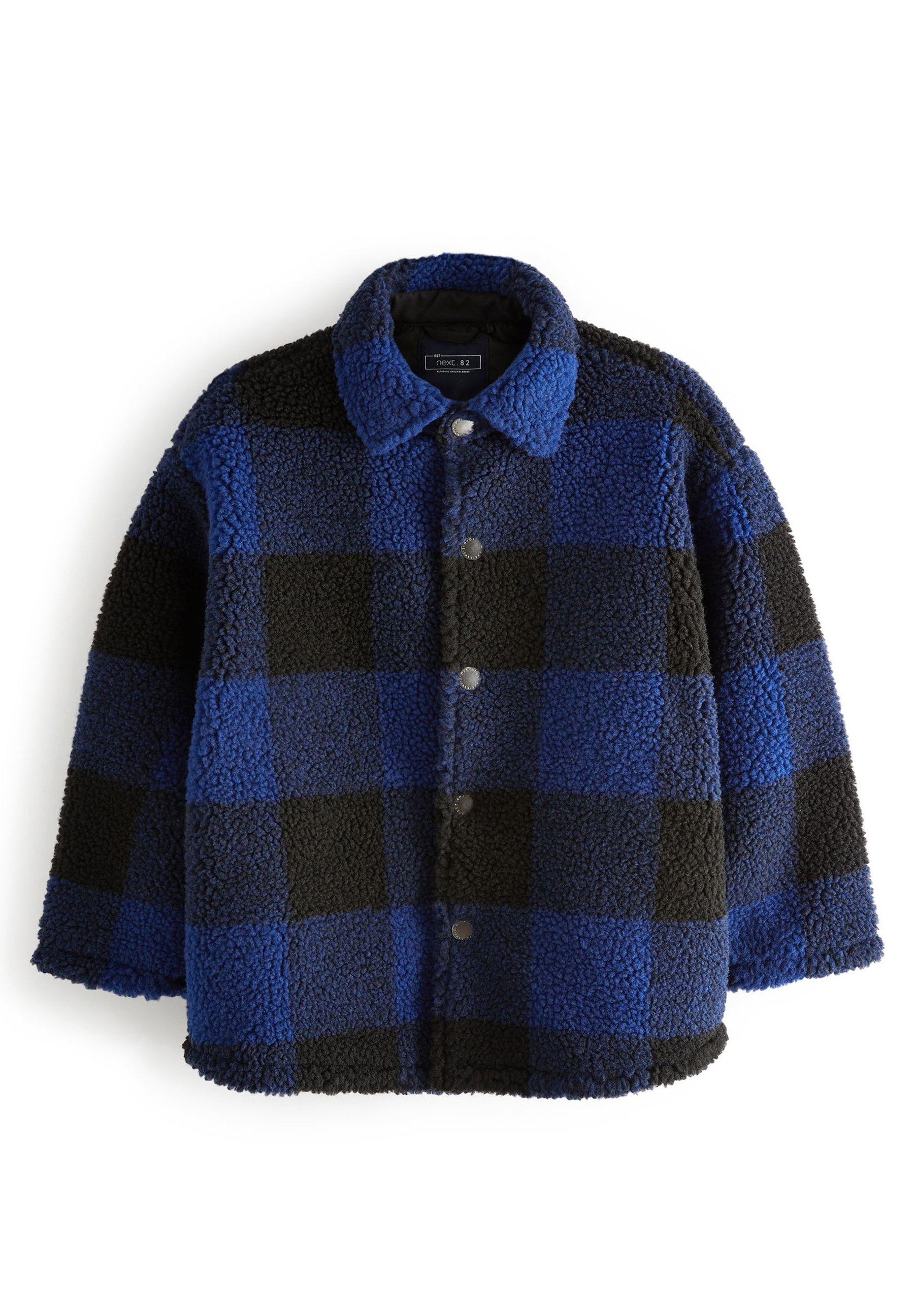Next Fleecejacke Borg-Fleecejacke Mt RV Und Schachbrettmuster (1-St