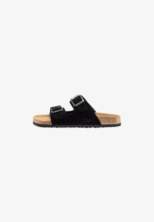 19V69 Italia, 19V69 ITALIA SANDALEN SASSUOLO SUEDE - Pantolette flach - black