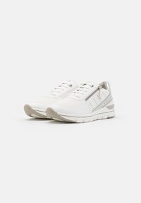 Marco Tozzi LACE UP - Sneaker low - white