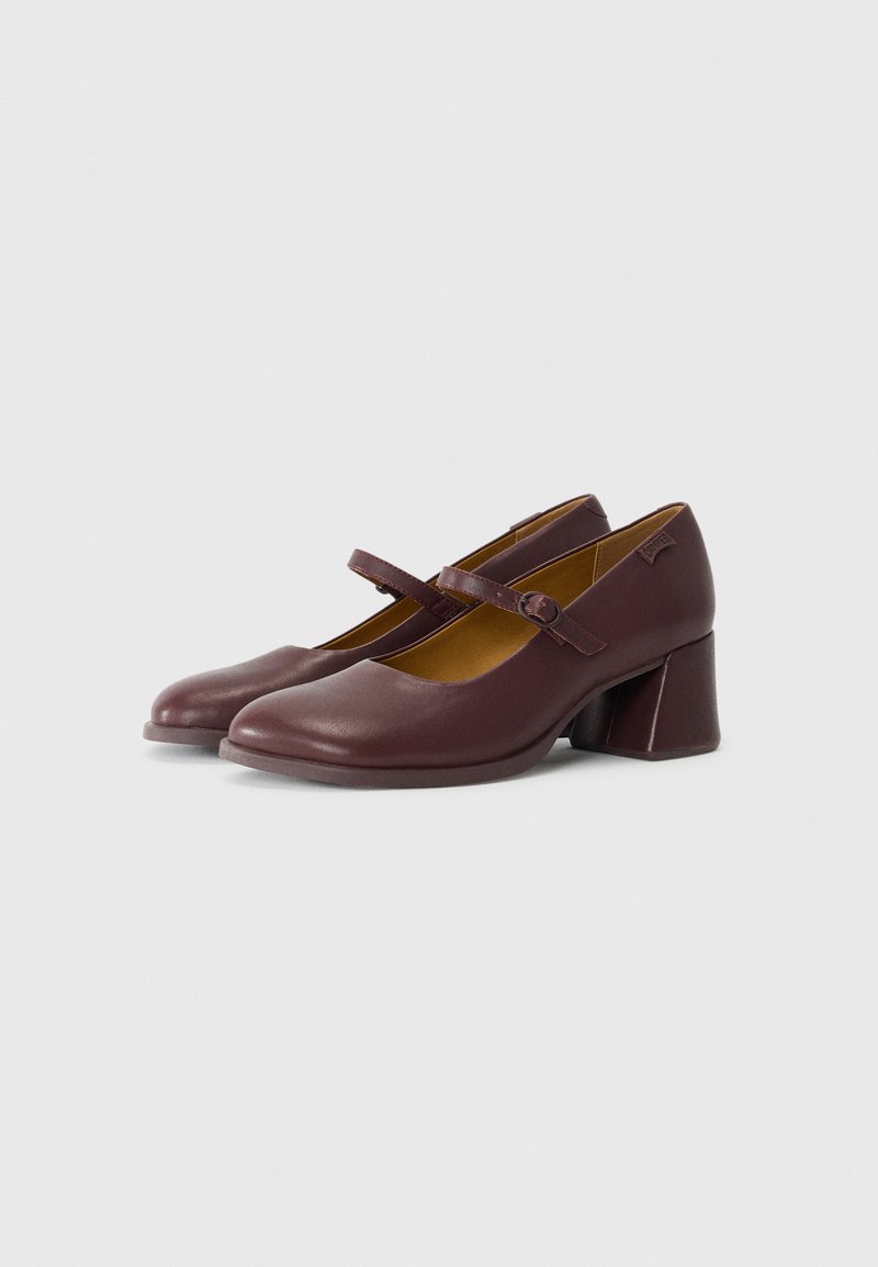 Robe Femme Camper En Cuir Marron - Pointure 41, Bout Pointu, Talons Bas, Occasion