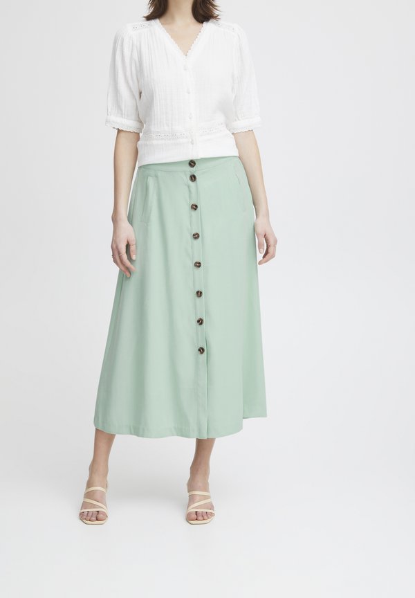 IRLEONO - A-line skirt - lichen