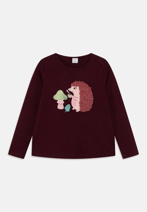 PLAYFUL APPLIQUE - Top dugih rukava - dark lilac