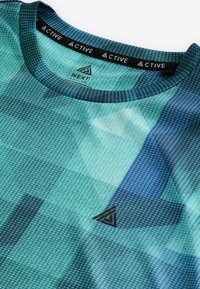 Next ACTIVE TIE DYE - Marškinėliai su spaudiniu - aqua blue