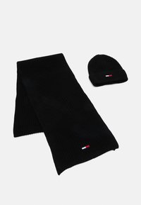 SCARF AND BEANIE SET - Sjaal - black