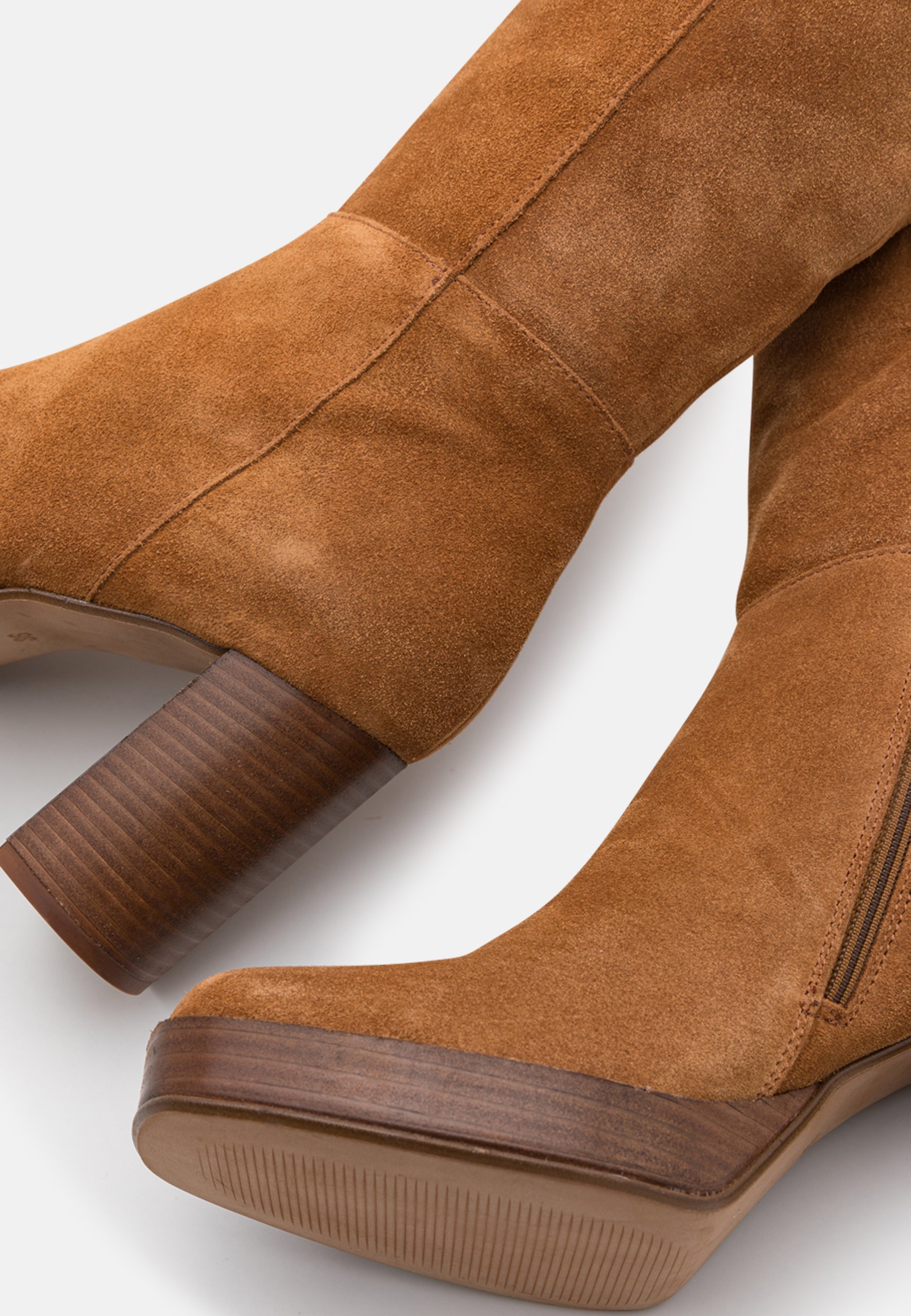 Free People ECHO PLATFORM BOOT - Overknee laarzen - tan/bruin - Zalando.nl