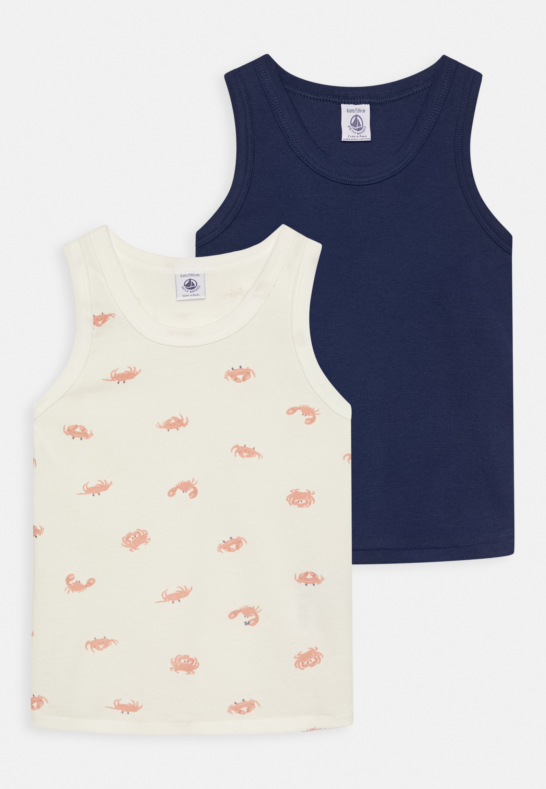 Petit Bateau 2 PACK DEBARDEURS 
