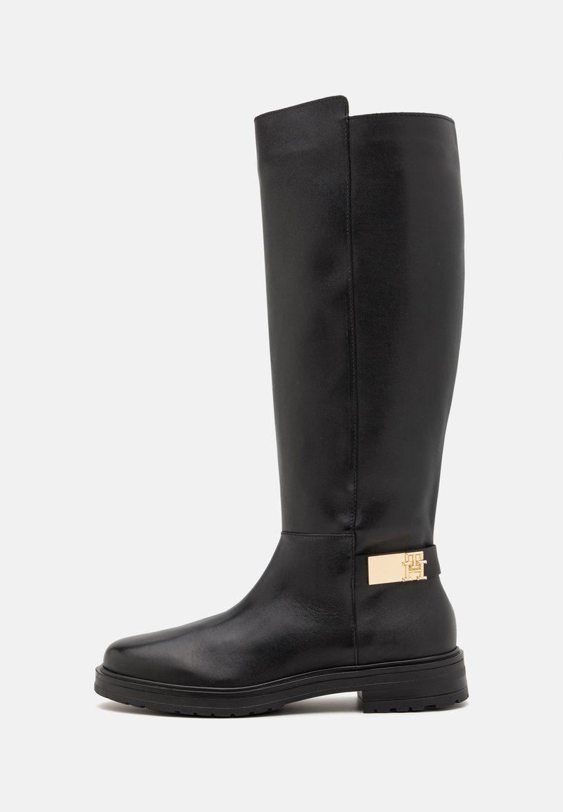 Tommy Hilfiger LOGO LONG BOOT - Bottes - black