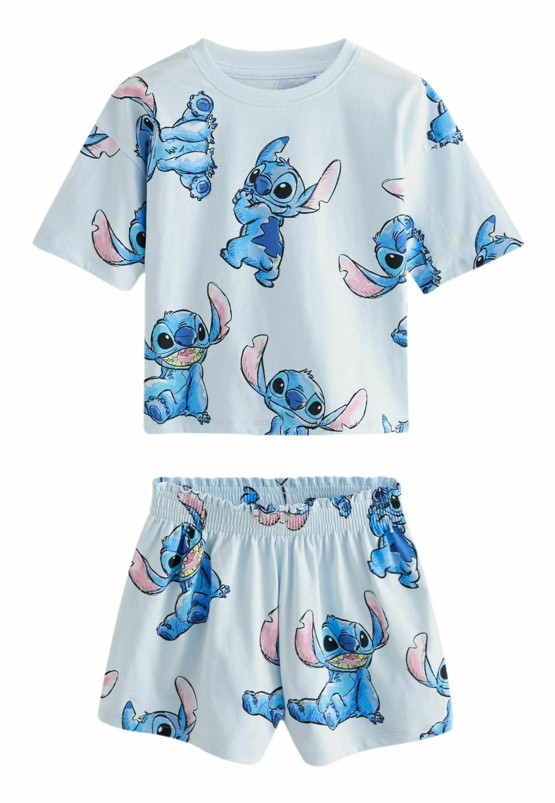 Next STITCH LICENSE SHORT SET Conjunto de pijama blue/azul