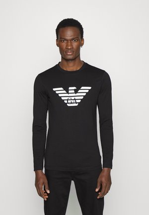 Emporio Armani Top s dlhým rukávom - nero aquila