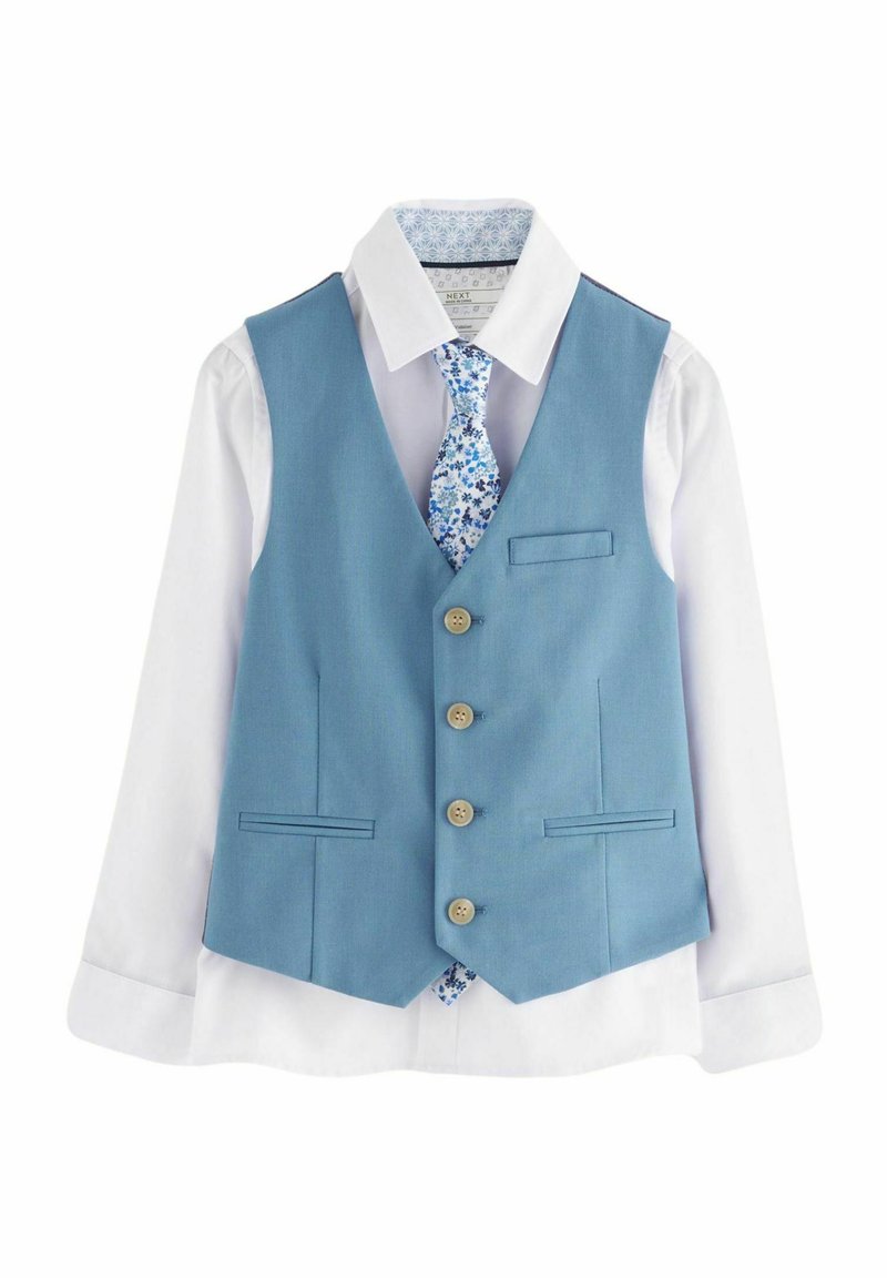 Next SET - REGULAR FIT - Cămașă - light blue white