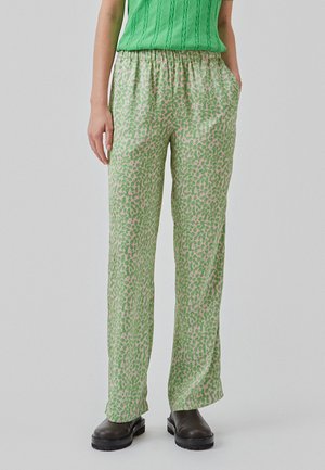 Modström CLARKE PRINT PANTS - Broek - classic green