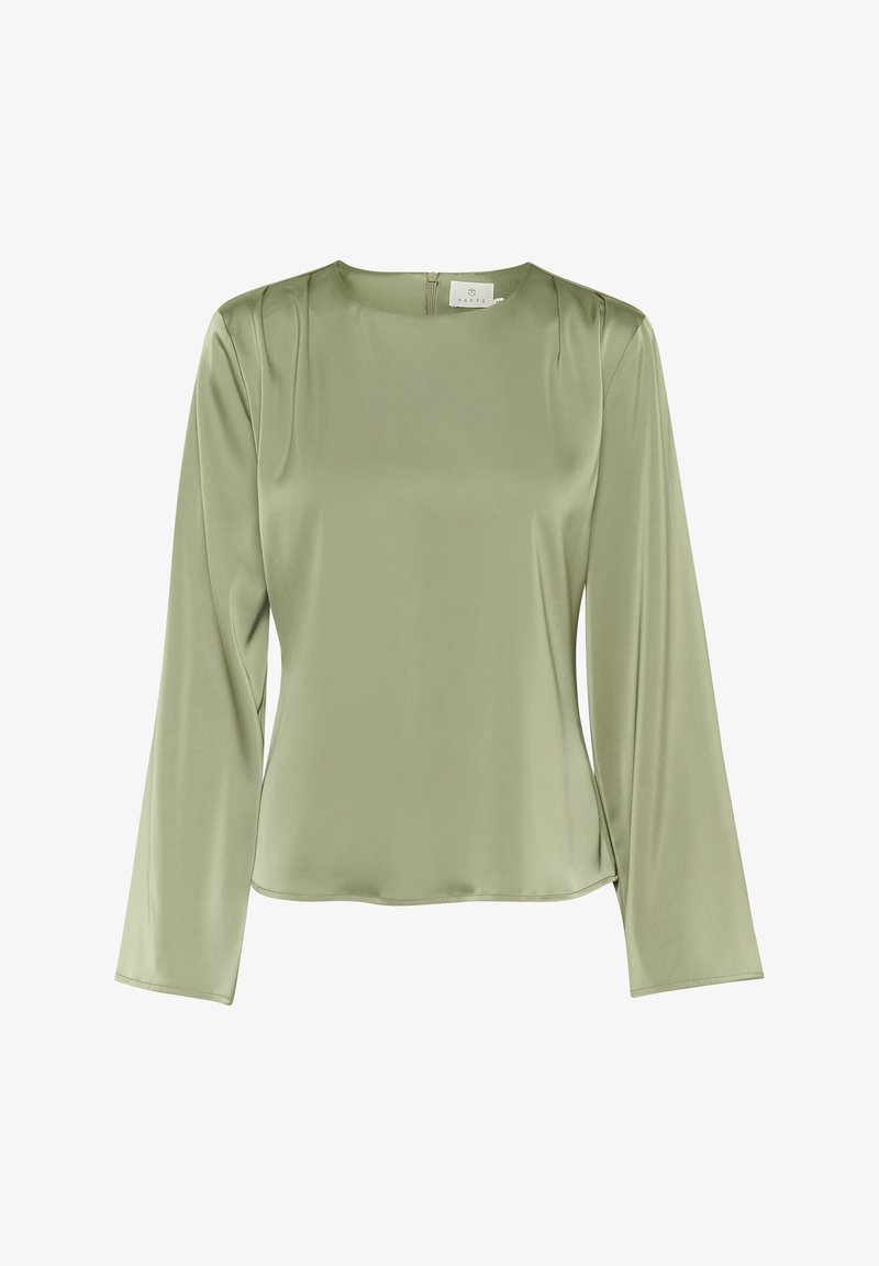 Kaffe KAHILL - Blus - oil green/grön - Zalando.se