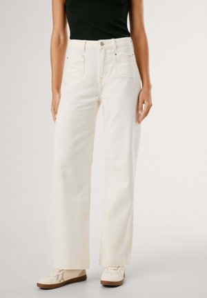 Pepe Jeans STRAIGHT UHW LEXA  - Straight leg jeans - white