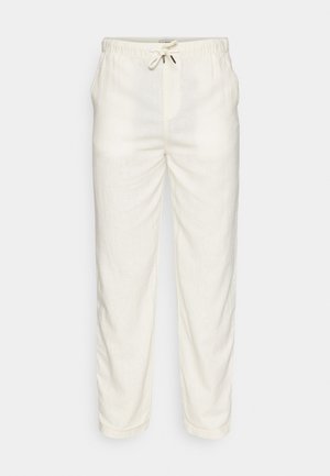 Denim Project DPMDPBAGGY LINEN BLEND PANTS - Trousers - offwhite