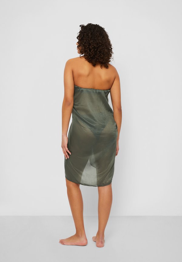 PAREO - Wrap skirt - khaki2