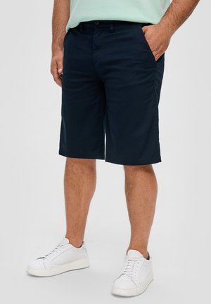 BERMUDA À JAMBES DROITES - Shorts - navy