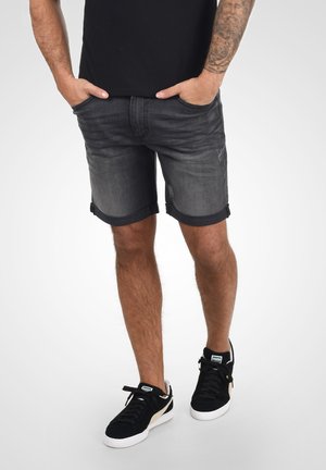 BHLUKE - Denim shorts - dark-blue denim