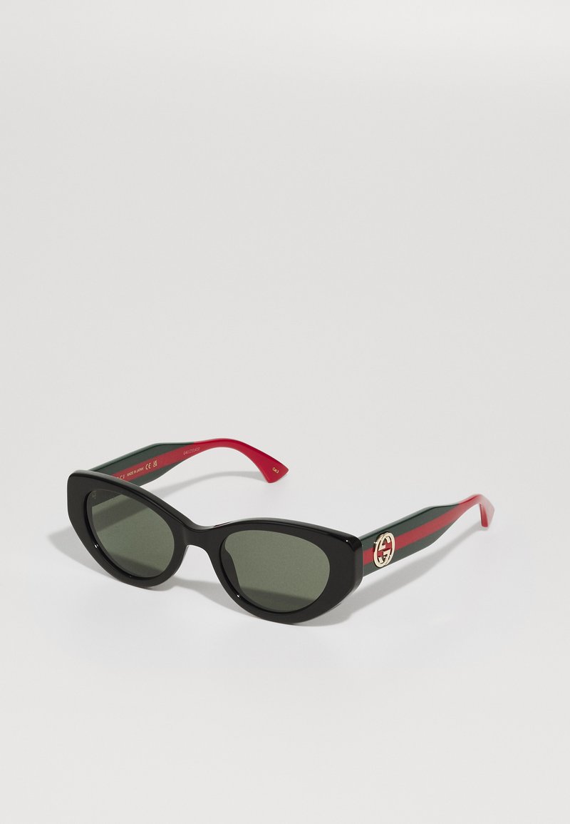 Gucci Saulesbrilles - black/green/grey