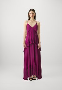 TWINSET DRESS - Ballkjole - red plum