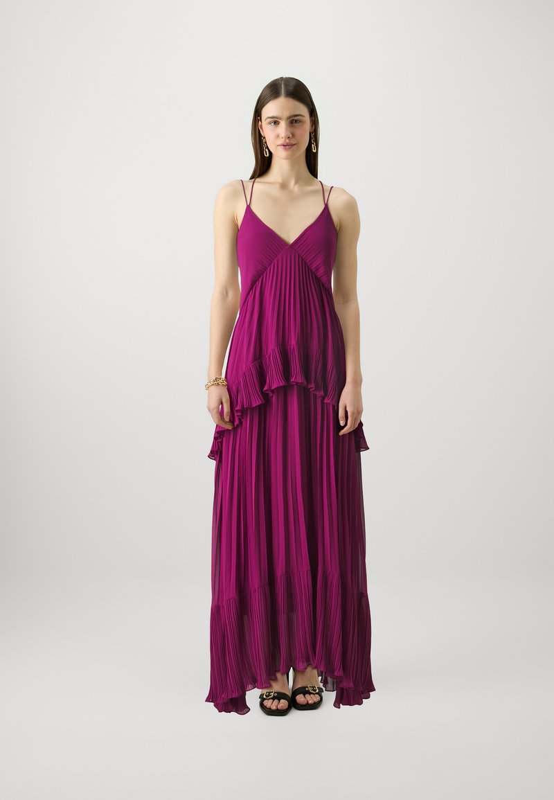 TWINSET DRESS - Ballkjole - red plum