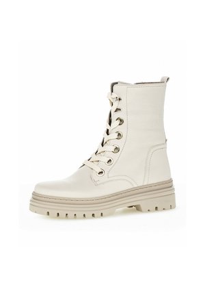 Gabor COMBAT - Enkellaarsjes met plateauzool - beige