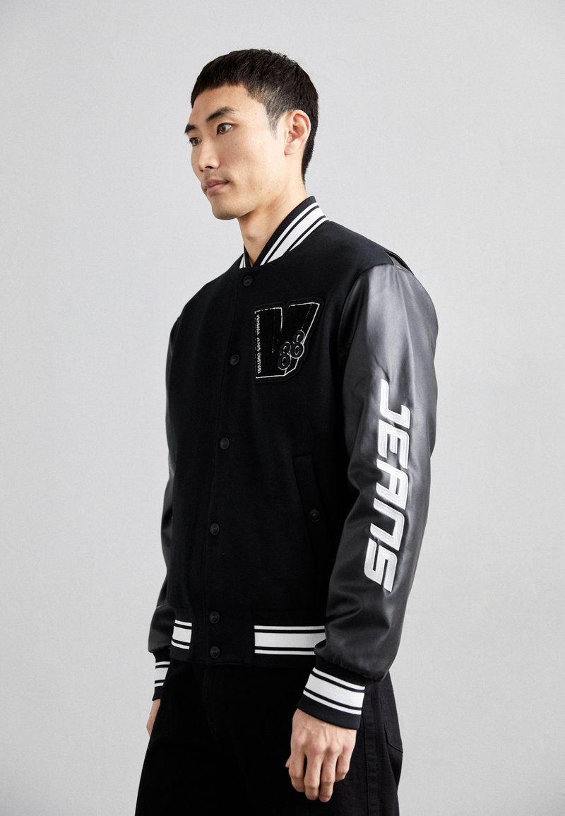 versace bomberjacke blau