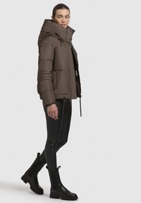 khujo PEEKE SET - Jachetă de iarnă - taupe dunkel