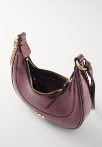 Pinko BRIOCHE HOBO MINI TEXTURE - Taška cez plece - marrone metallizzato/oro
