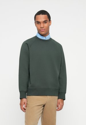 SLHRELAXARON - Sweatshirt - deep forest