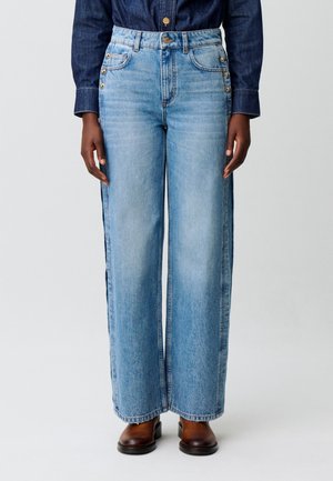 Claudie Pierlot, JEANS - Vaqueros boyfriend - denim bleu