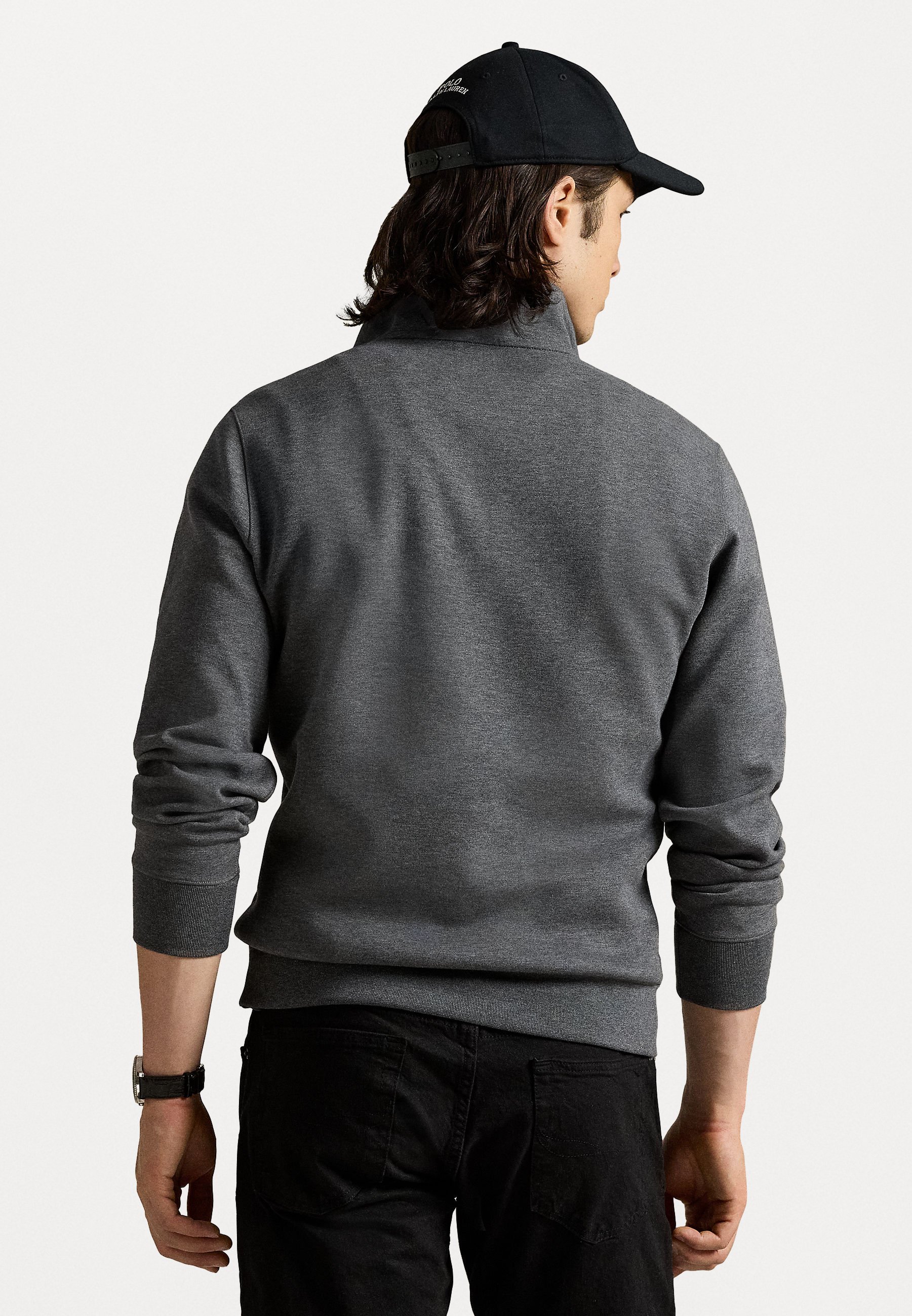 Polo Ralph Lauren DOUBLE-KNIT QUARTER-ZIP PULLOVER - Sweatshirt