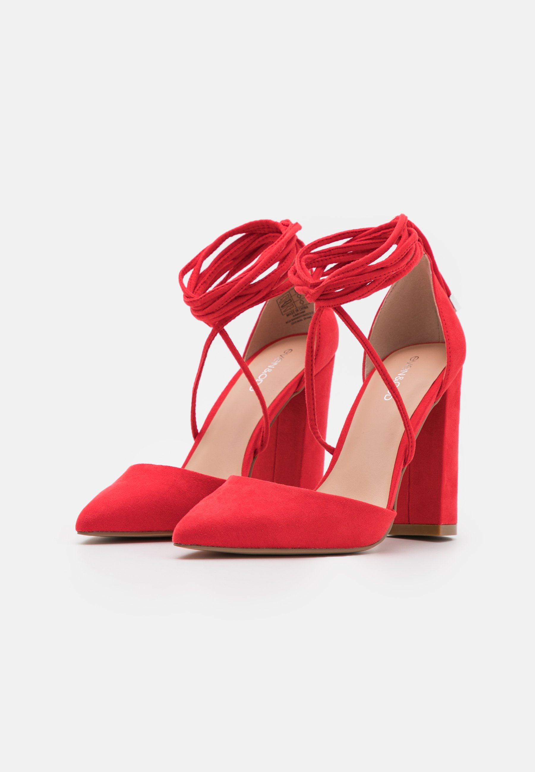 Even\u0026Odd Zapatos de salón con cordones - red/rojo - Zalando.es
