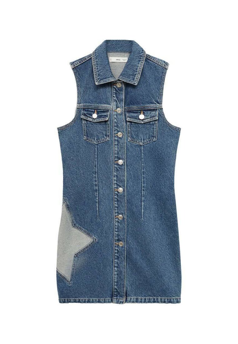 Mango Jeansjurken blauw
