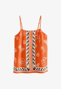 Non sélectionné, orange print