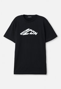 COOL FIT TEE - Camiseta estampada - black