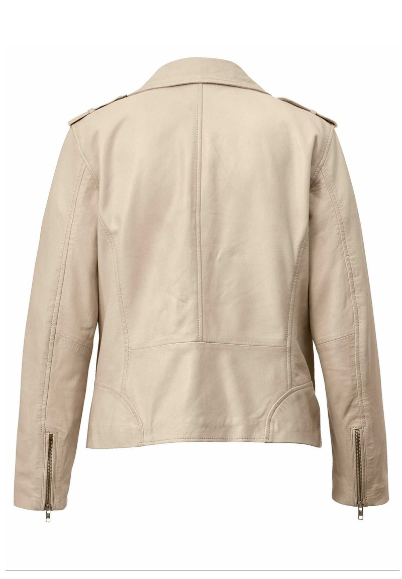Damen Leichte Jacken | Sara Lindholm Lederjacke natur/nude - PL13255 Damen Leichte Jacken | Sara Lindholm Lederjacke natur/nude - PL13255