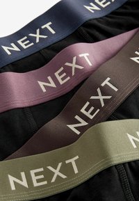 Next 4 PACK - Trumpikės - black metallic green blue waistband