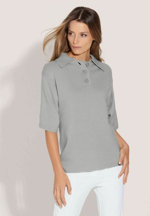 Poloshirt - pale grey   melange