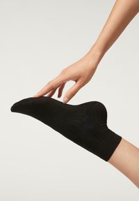 Calzedonia KURZE SOCKEN MIT CASHMERE czarny