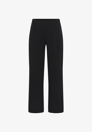 Kaffe Curve, KCATHENA LONG PANTS - Nohavice - black deep