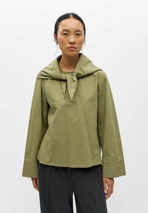 Object, BLOUSE SCARF - Blouse - bronze green